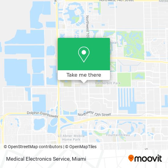 Mapa de Medical Electronics Service