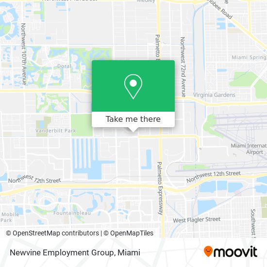 Mapa de Newvine Employment Group