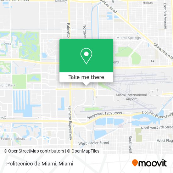 Mapa de Politecnico de Miami