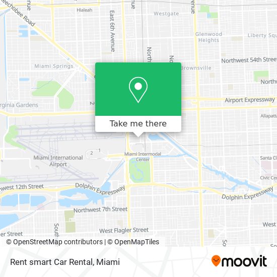 Rent smart Car Rental map