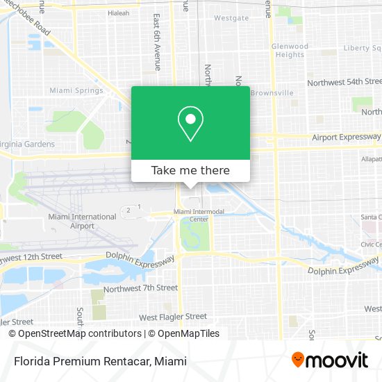 Mapa de Florida Premium Rentacar