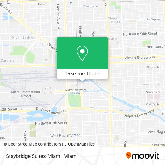 Staybridge Suites-Miami map