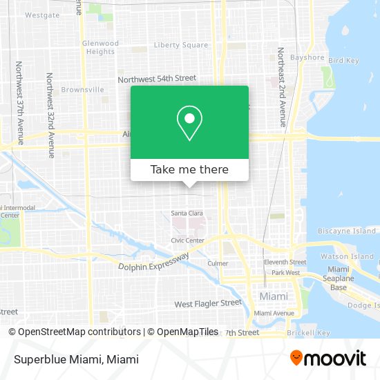 Mapa de Superblue Miami