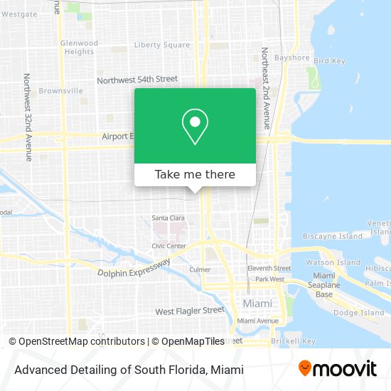 Advanced Detailing of South Florida map