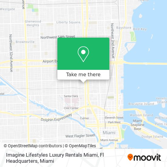 Imagine Lifestyles Luxury Rentals Miami, Fl Headquarters map