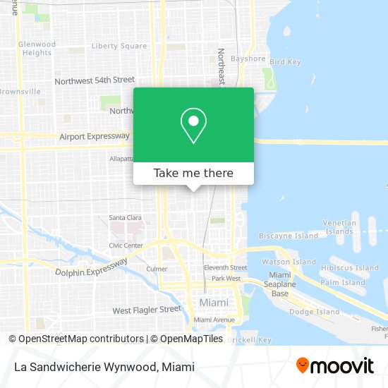 Mapa de La Sandwicherie Wynwood