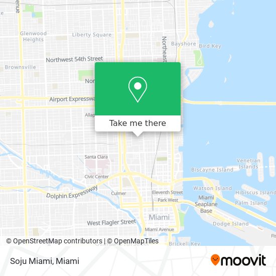 Mapa de Soju Miami