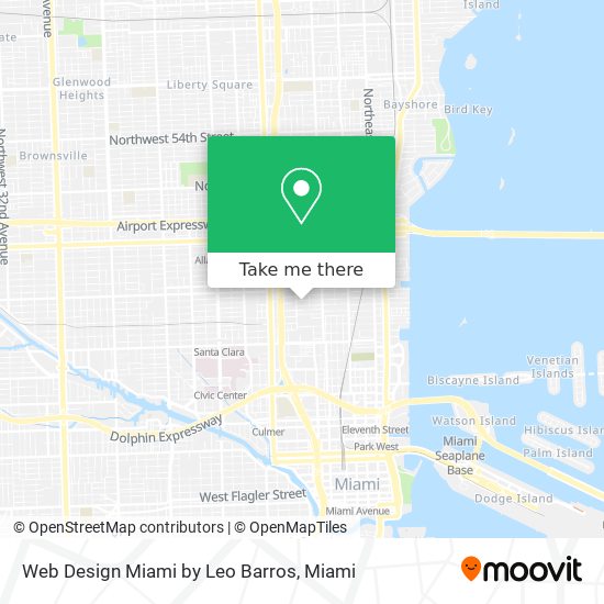 Web Design Miami by Leo Barros map