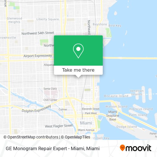 GE Monogram Repair Expert - Miami map