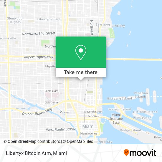 Mapa de Libertyx Bitcoin Atm