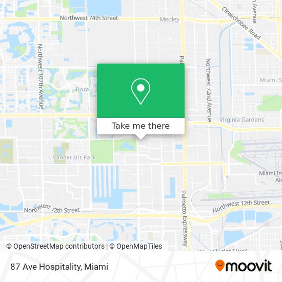 Mapa de 87 Ave Hospitality