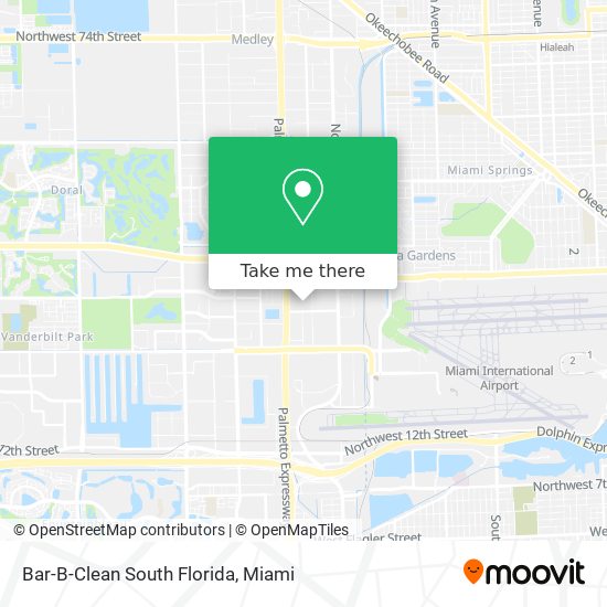 Mapa de Bar-B-Clean South Florida