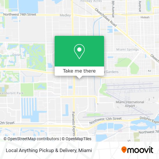 Mapa de Local Anything Pickup & Delivery