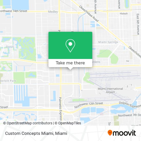 Custom Concepts Miami map