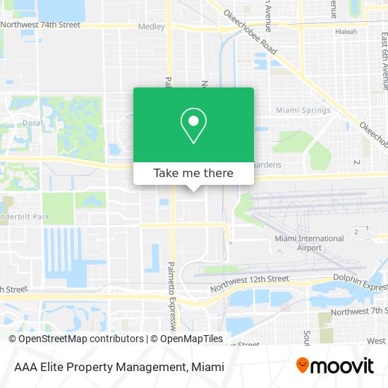 AAA Elite Property Management map