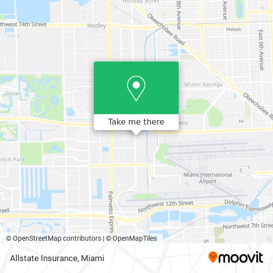 Allstate Insurance map