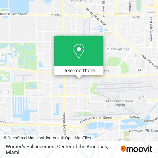 Women's Enhancement Center of the Americas map