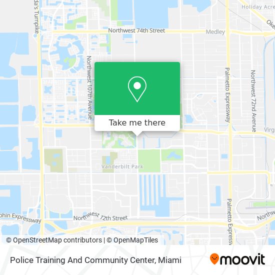 Police Training And Community Center map