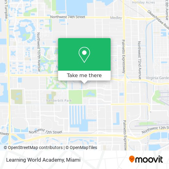 Learning World Academy map