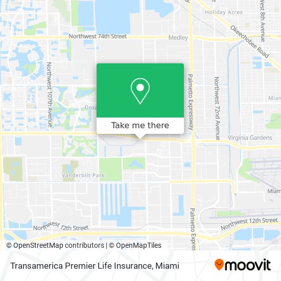 Transamerica Premier Life Insurance map