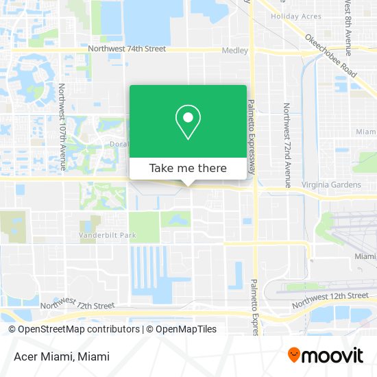 Acer Miami map