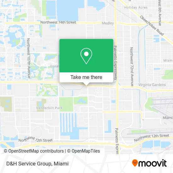 D&H Service Group map