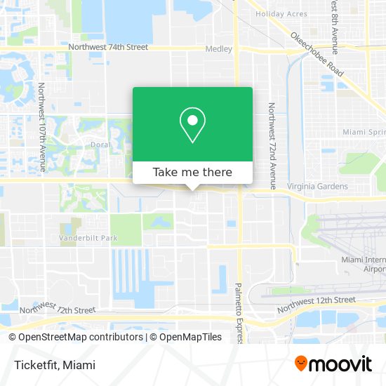 Ticketfit map