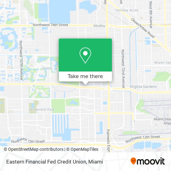 Eastern Financial Fed Credit Union map