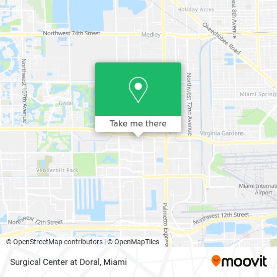 Mapa de Surgical Center at Doral