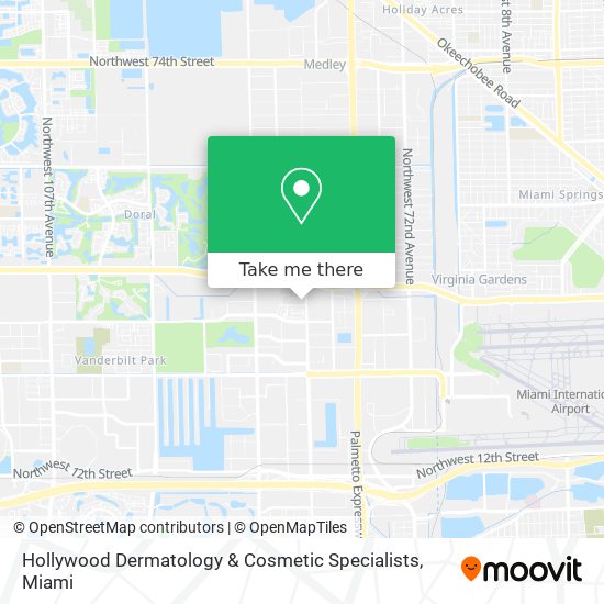 Hollywood Dermatology & Cosmetic Specialists map