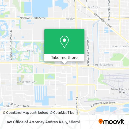Law Office of Attorney Andres Kelly map
