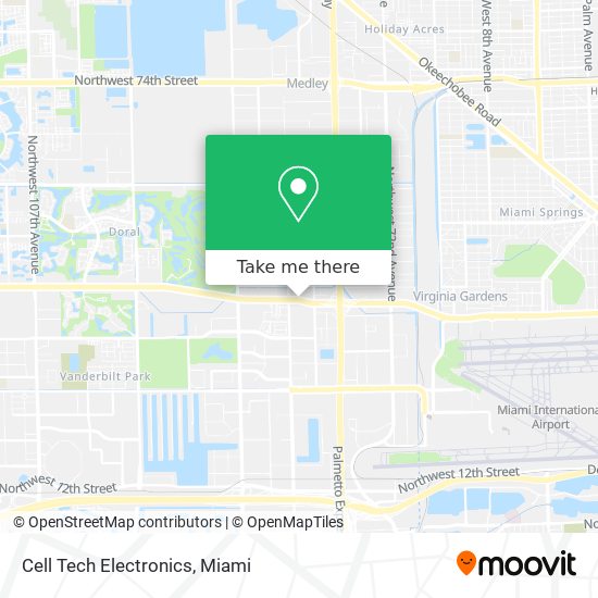 Mapa de Cell Tech Electronics