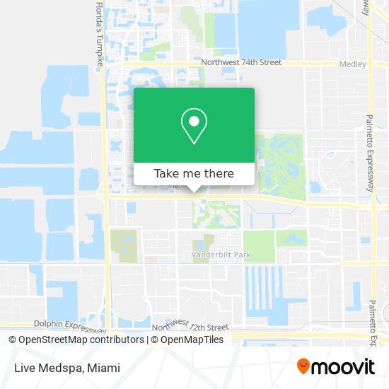 Live Medspa map