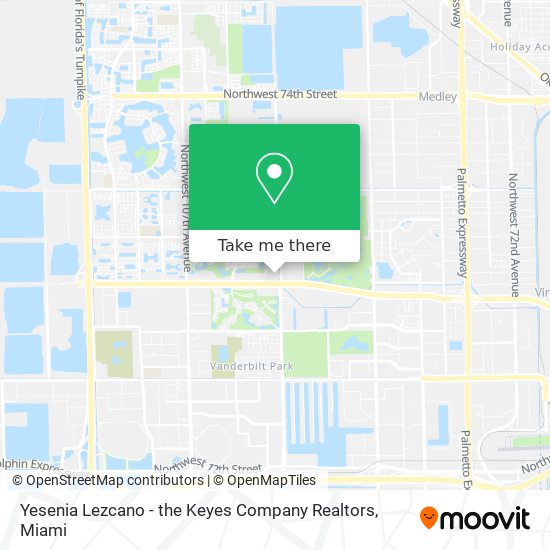 Mapa de Yesenia Lezcano - the Keyes Company Realtors