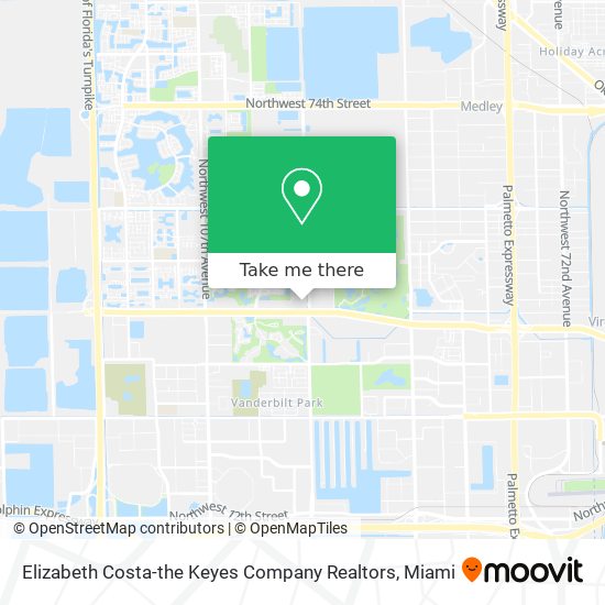 Elizabeth Costa-the Keyes Company Realtors map