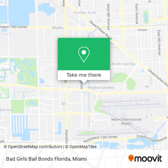 Mapa de Bad Girls Bail Bonds Florida