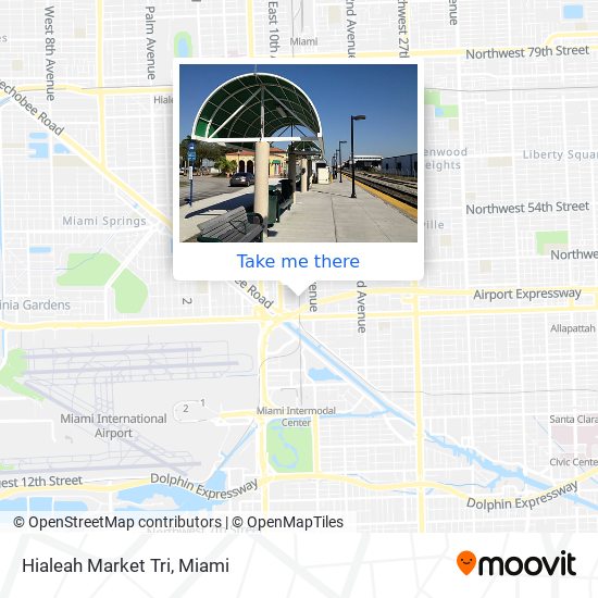 Mapa de Hialeah Market Tri