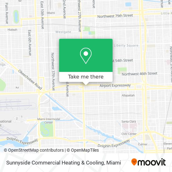 Sunnyside Commercial Heating & Cooling map