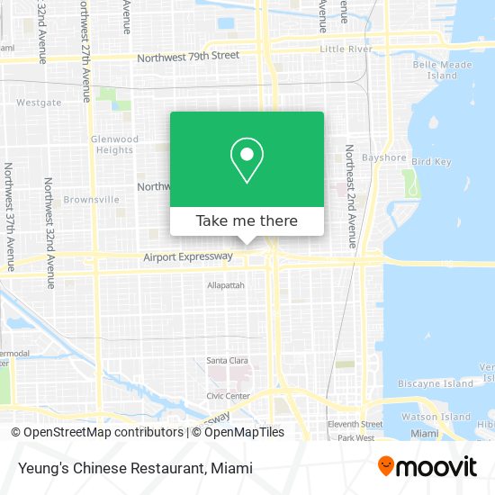 Mapa de Yeung's Chinese Restaurant