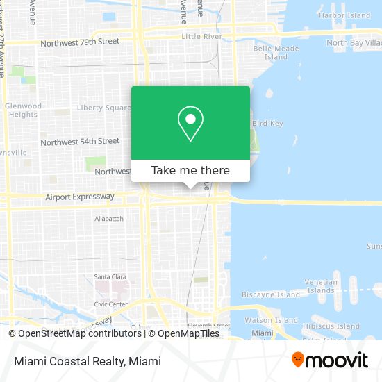 Miami Coastal Realty map