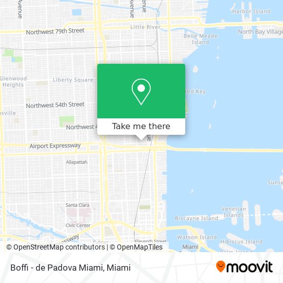 Mapa de Boffi - de Padova Miami
