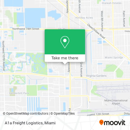 A1a Freight Logistics map