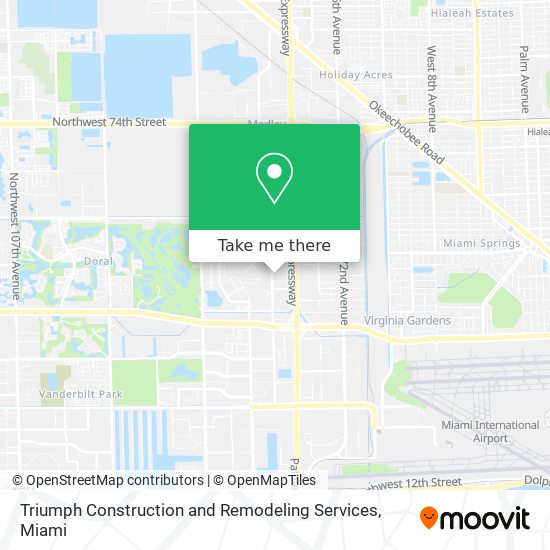 Triumph Construction and Remodeling Services map