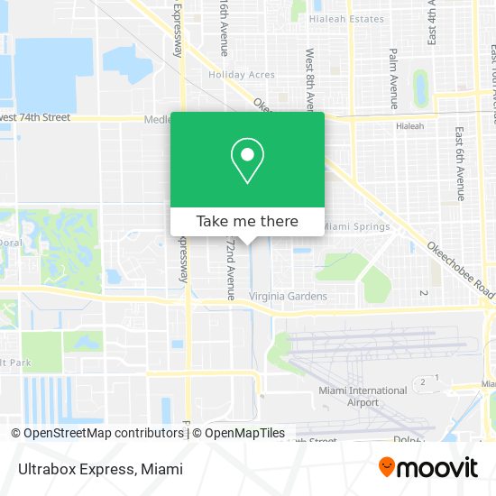 Ultrabox Express map