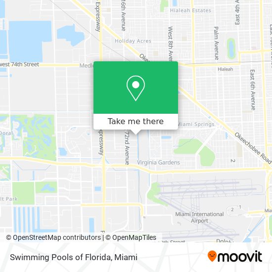 Mapa de Swimming Pools of Florida