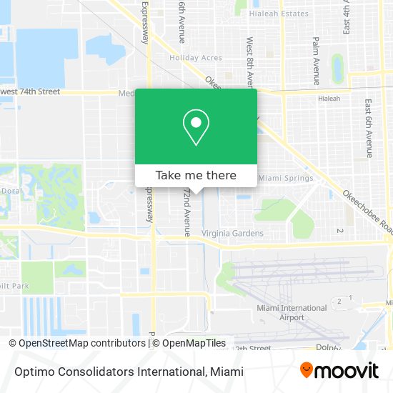 Mapa de Optimo Consolidators International