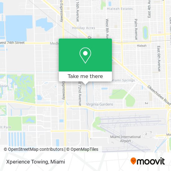 Xperience Towing map