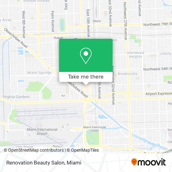 Mapa de Renovation Beauty Salon