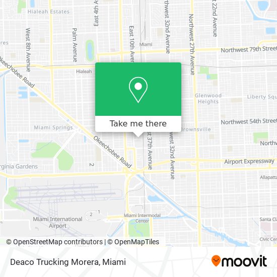 Mapa de Deaco Trucking Morera