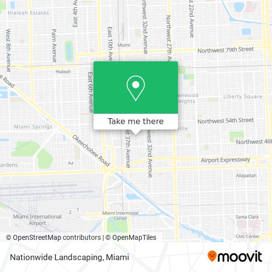 Nationwide Landscaping map